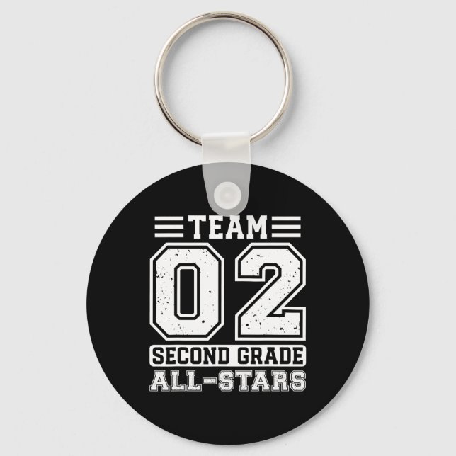 2nd Grade Team Second Grade Ck To School  Key Ring (Front)