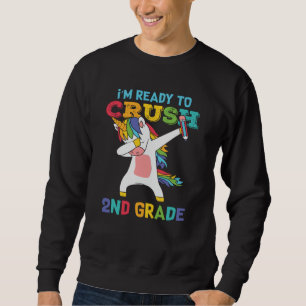 2nd Grade Unicorn First Day of School Student Gift Sweatshirt