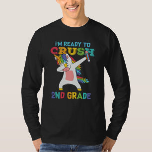 2nd Grade Unicorn First Day of School Student Gift T-Shirt