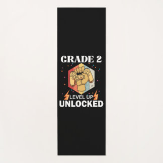 2nd Grade Unlocked Level Up Back To School First Yoga Mat