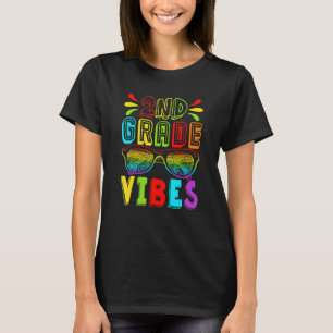 2nd Grade Vibes Happy First Day Of School T-Shirt