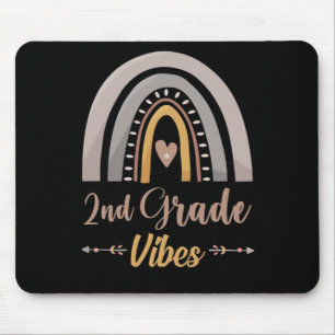 2nd Grade Vibes Second Grade Back to School Mouse Pad