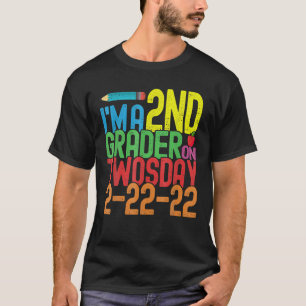 2Nd Grader On Twosday 2/22/22 Tuesday February 22N T-Shirt