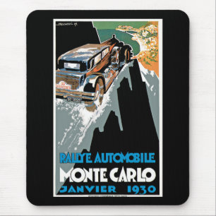 2nd Grand Prix Automobile de Monte Carlo Mouse Pad