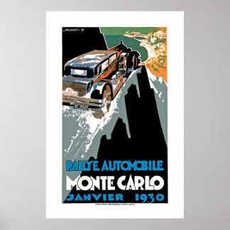2nd Grand Prix Automobile de Monte Carlo Poster