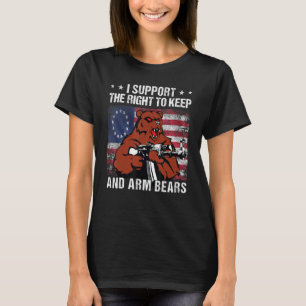 2nd I Support The Right To Keep And Arm Bears T-Shirt