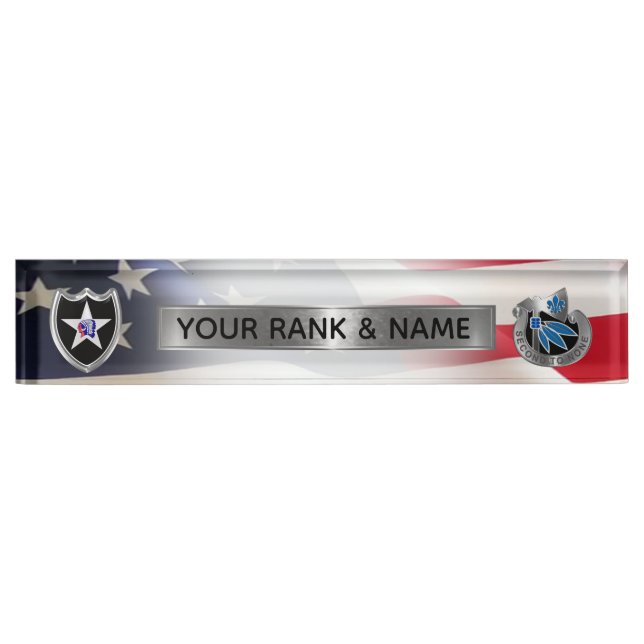 2nd Infantry Division - 2nd ID Nameplate (Front)
