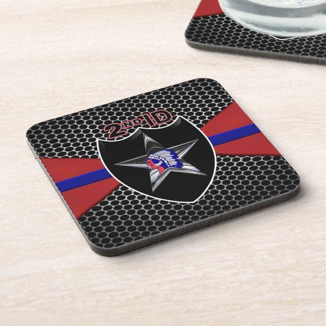2nd Infantry Division Coaster (Left Side)