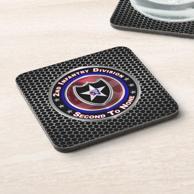 2nd Infantry Division Coaster (Left Side)
