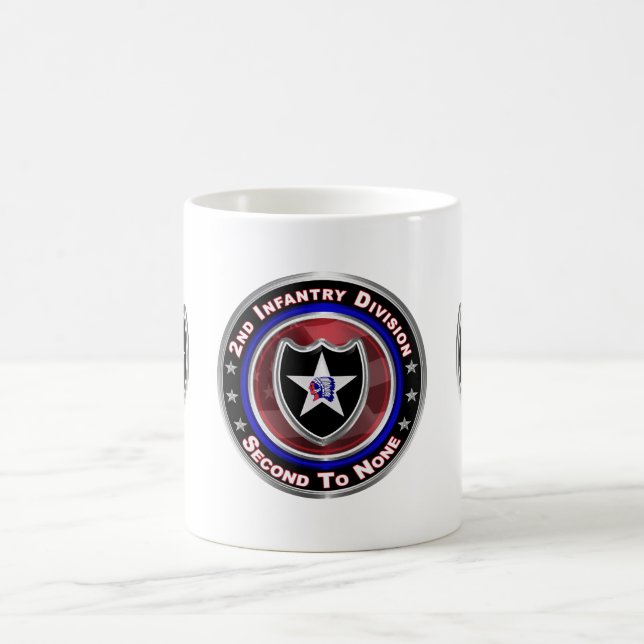2nd Infantry Division  Coffee Mug (Center)