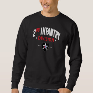 2nd Infantry Division "Indianhead" Distressed Sweatshirt