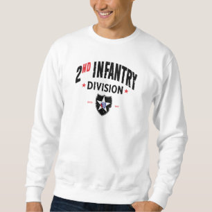 2nd Infantry Division "Indianhead" Distressed Sweatshirt