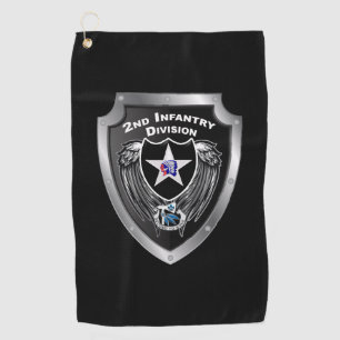  2nd Infantry Division Indianhead Division Golf Towel
