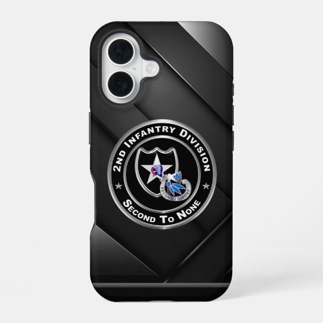 2nd Infantry Division  iPhone 16 Case (Back)