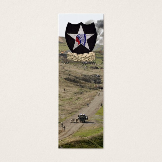 2nd Infantry Division iraq war bookmarkers (Front)