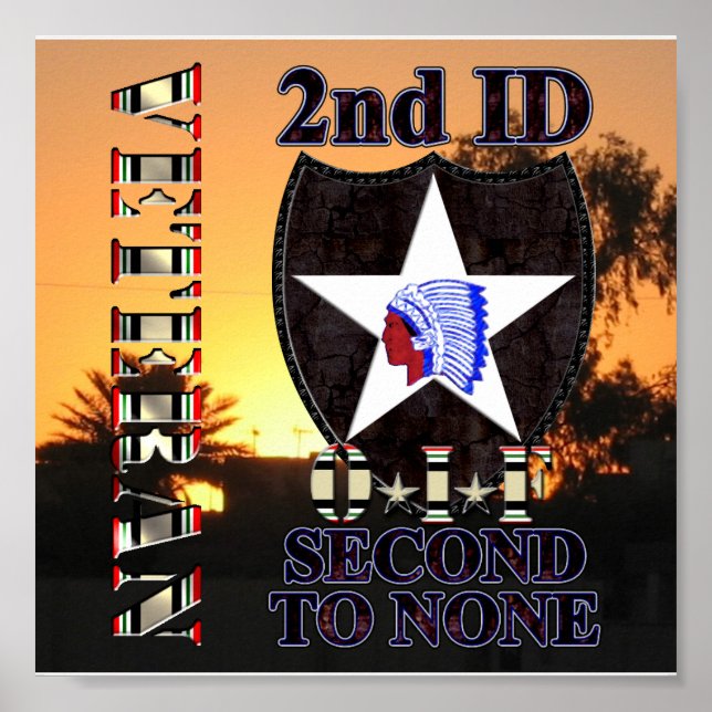 2nd Infantry Division OIF Veteran Poster (Front)