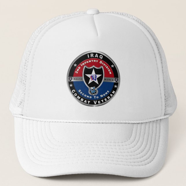 2nd Infantry Division   Trucker Hat (Front)