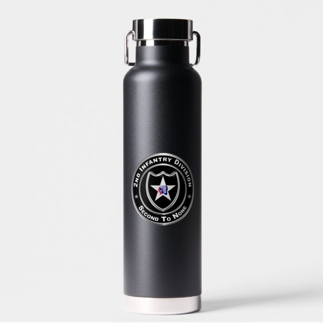2nd Infantry Division  Water Bottle (Front)