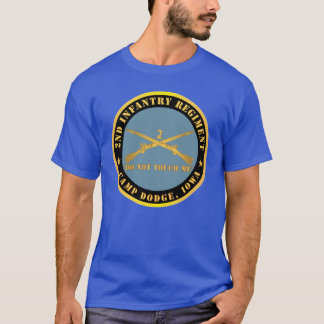 2nd Infantry Regiment Branch Do Not Touch Me Camp T-Shirt