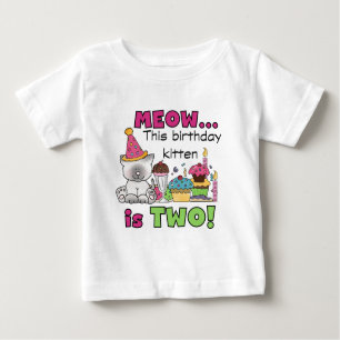 2nd Kitten Birthday Tshirts and Gifts