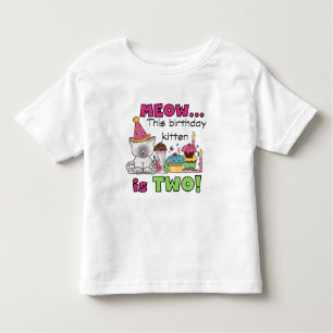 2nd Kitten Birthday Tshirts and Gifts