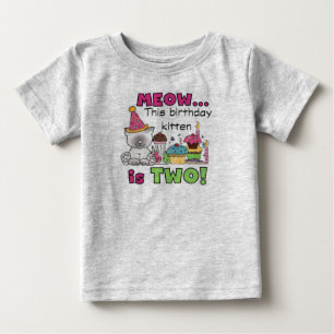 2nd Kitten Birthday Tshirts and Gifts
