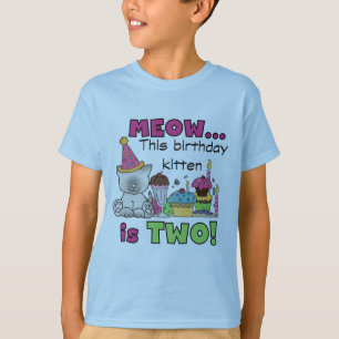 2nd Kitten Birthday Tshirts and Gifts