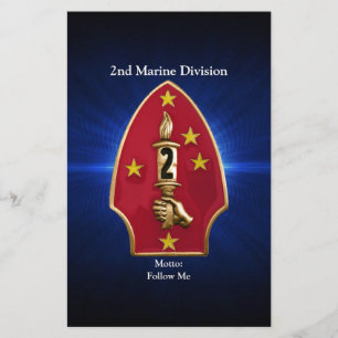 2nd Mar Div Stationery