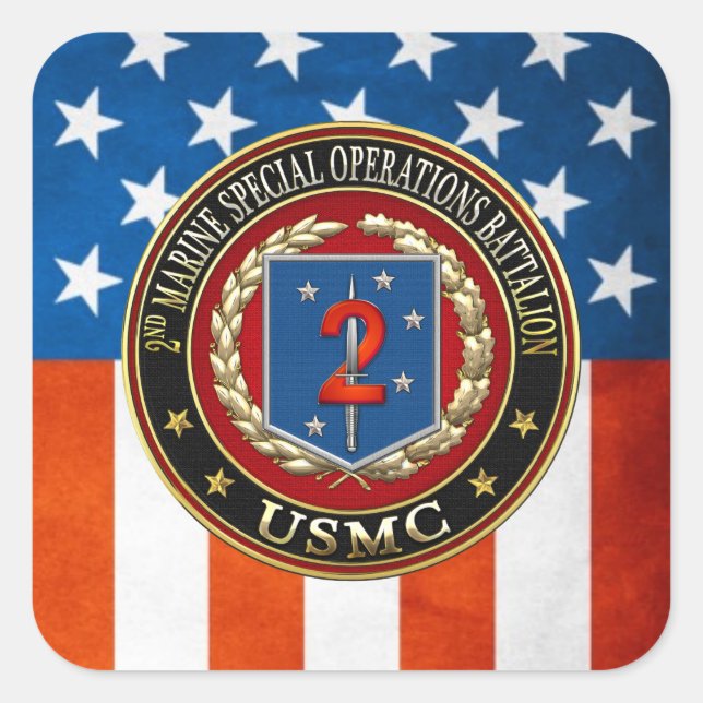 2nd MSOB [3D] Square Sticker (Front)