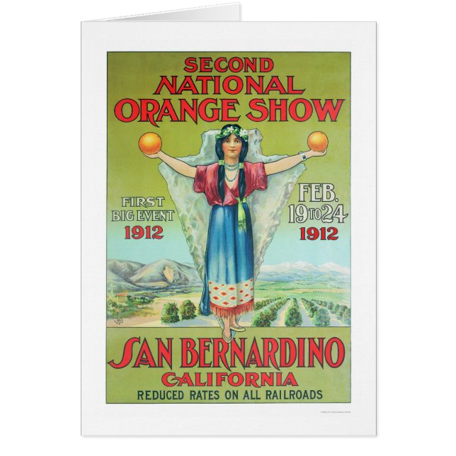 2nd National Orange Show 1912 (Front)