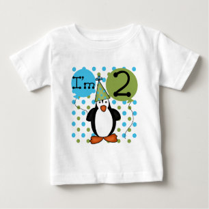 2nd Penguin Birthday Tshirts and Gifts