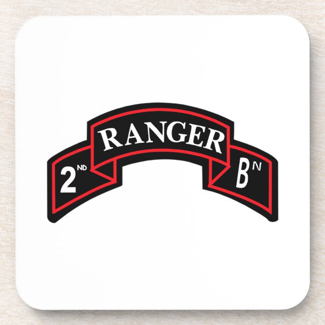 2nd Ranger Battalion - 2nd Ranger Battalion Coaster (Front)