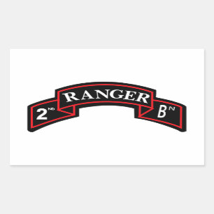 2nd Ranger Battalion - 2nd Ranger Battalion Rectangular Sticker