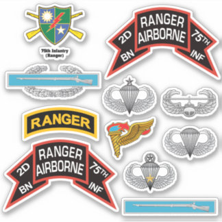 2nd Ranger BN Custom-Cut Vinyl Sticker