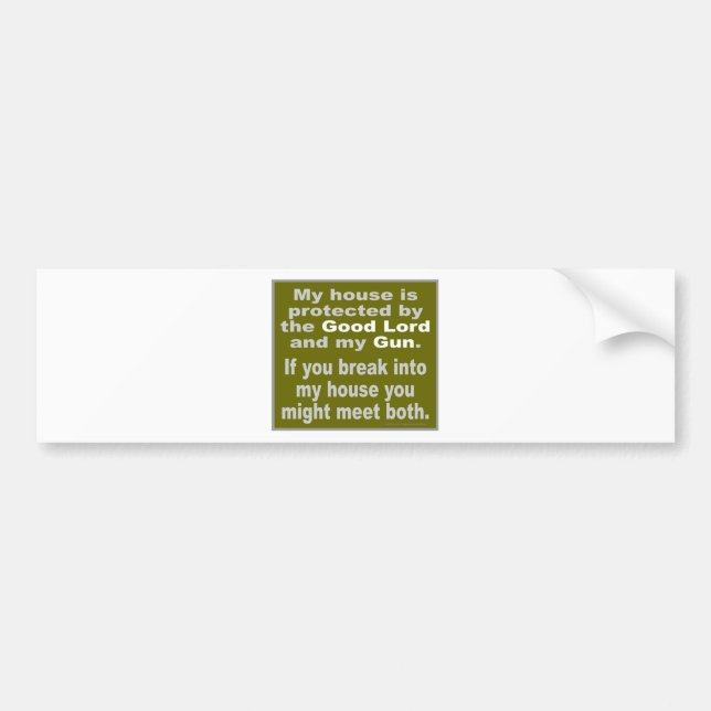 2ND/SECOND AMENDMENT T-SHIRTS AND GIFTS BUMPER STICKER (Front)