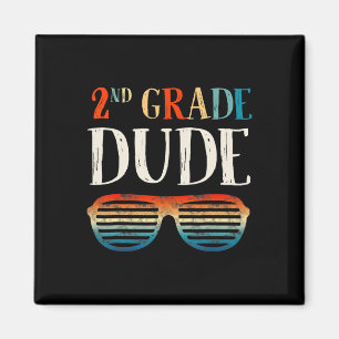 2nd Second Grade Dude Sungles Back To School Boys  Magnet