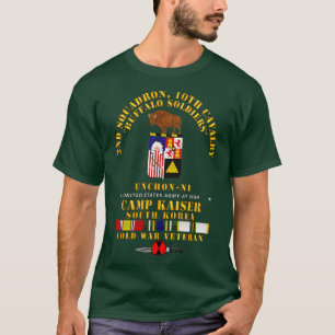 2nd Squadron 10th Cavalry 7th ID Camp Kaiser Korea T-Shirt