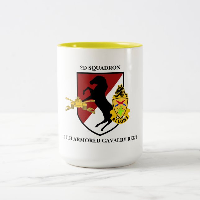 2ND SQUADRON 11TH ARMORED CAVALRY MUG (Center)