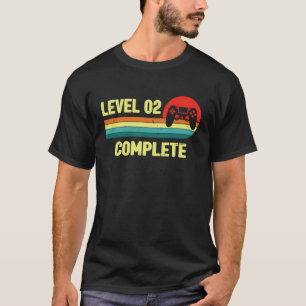 2nd Wedding Anniversary For Him Her  Level 2 Compl T-Shirt