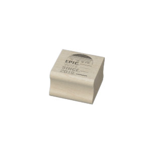 2nd Wedding Anniversary Gift for Her Epic Wife Rubber Stamp