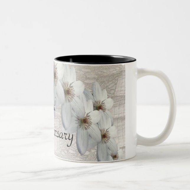 2nd Wedding Anniversary Traditional Mug (Right)