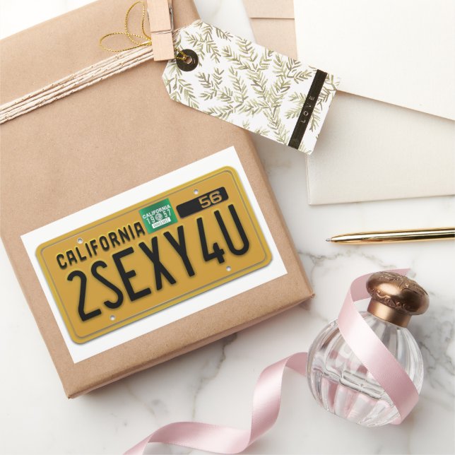2SEXY4U RECTANGULAR STICKER (Gifting)