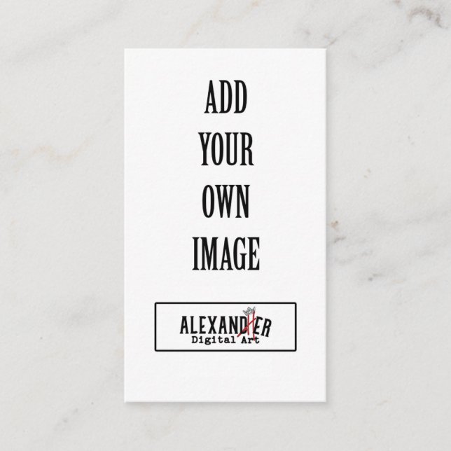 2x3.5" Vertical Flat Food/Place Card (Front)