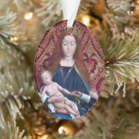 2x Enthroned Madonna and Child (detail; M 070)
