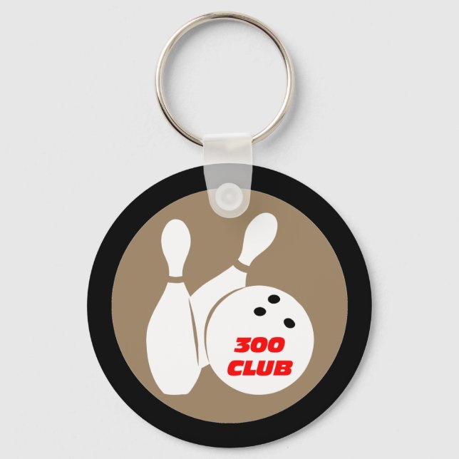 300 bowling key ring (Front)
