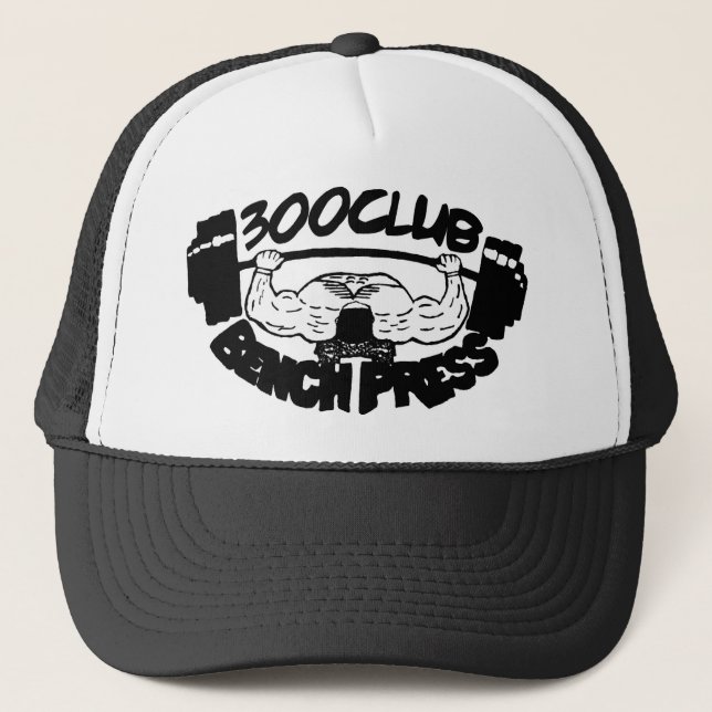 300 Club Bench Press Hat / Cap (Front)