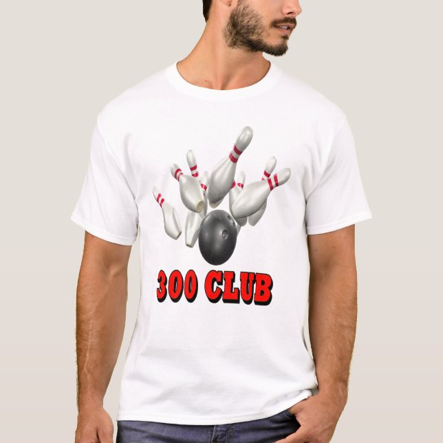 300 Club Bowling T-Shirt (Front)