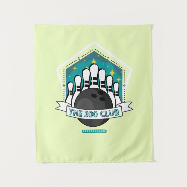 300 Club Bowling Tapestry (Front)