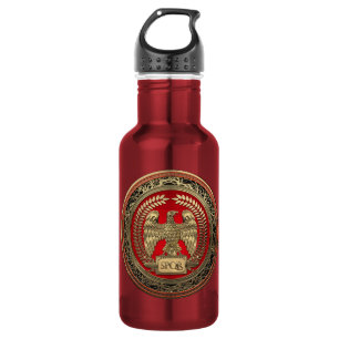 [300] Gold Roman Imperial Eagle 532 Ml Water Bottle