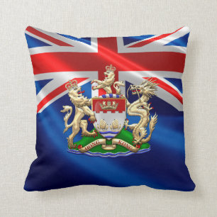 [300] Hong Kong Historical 1959-1997 Coat of Arms Cushion